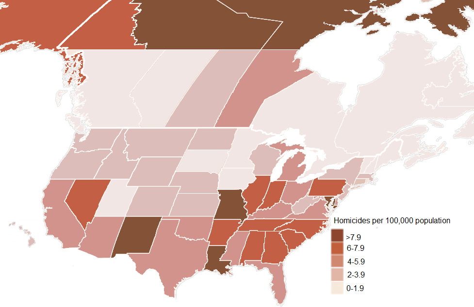 Homicides in the US Fall for Second Year as Murder Rate Drops in 38