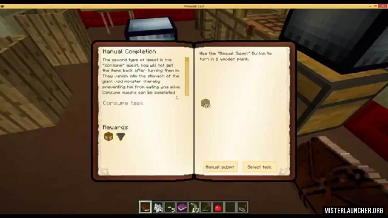Download mod Better Questing Quest Book for Minecraft [1.12.2] [1.12.