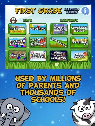 First Grade Learning Games (2012) - MobyGames