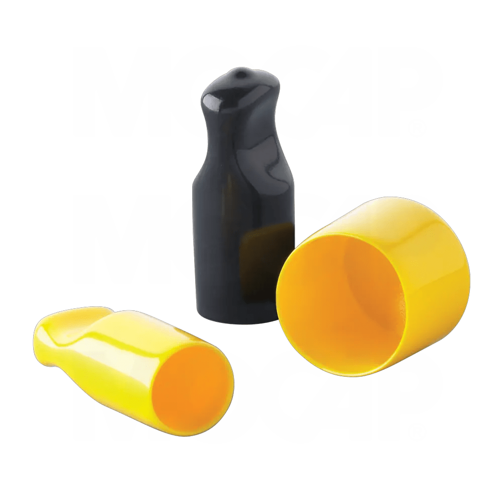 High Temperature Vinyl Pull Tab Caps for Product Masking Manufactured by MOCAP