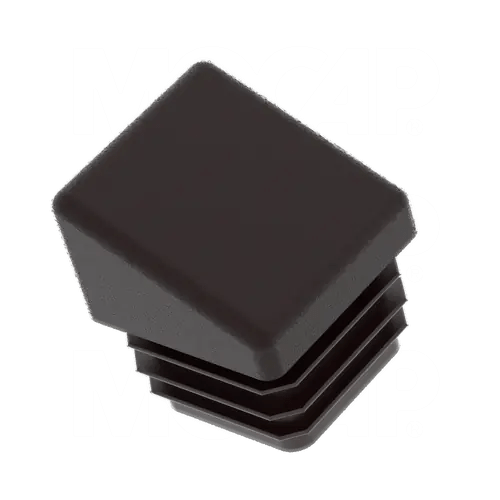 Square Tubing Plugs with Angled Top MOCAP Square Plastic Tubing