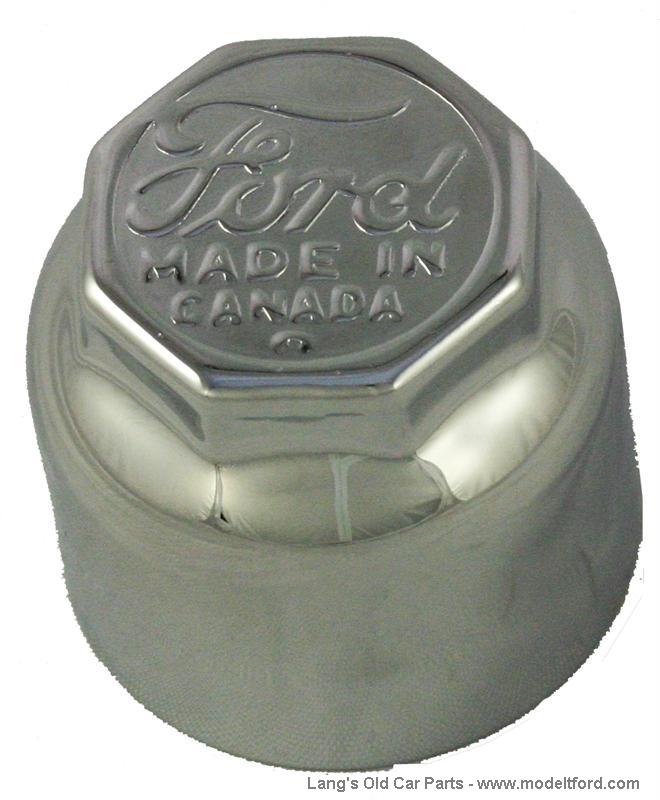 Model T Hubcaps, Nickel, “Ford MADE IN CANADA”, 2819CANN