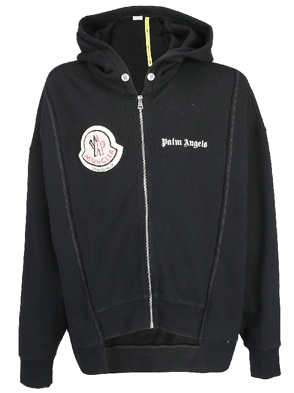 Moncler Genius Moncler 8 Palm Angels Sweatshirt In Black ModeSens