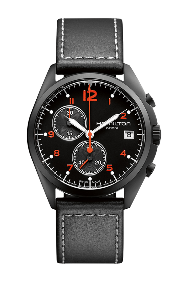 Hamilton Men's Pilot Pioneer Quartz Leather Strap Watch