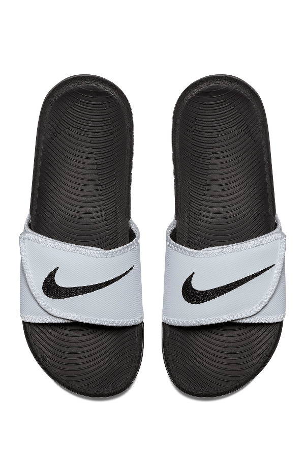 Nike Kawa Adjustable Slide Sandal In 101 White/black ModeSens