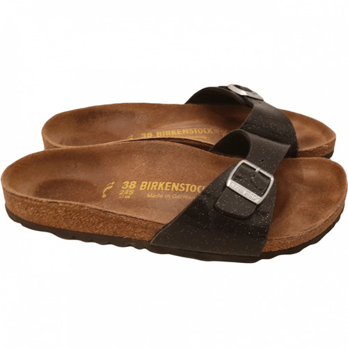 PreOwned Birkenstock Black Rubber Sandals ModeSens