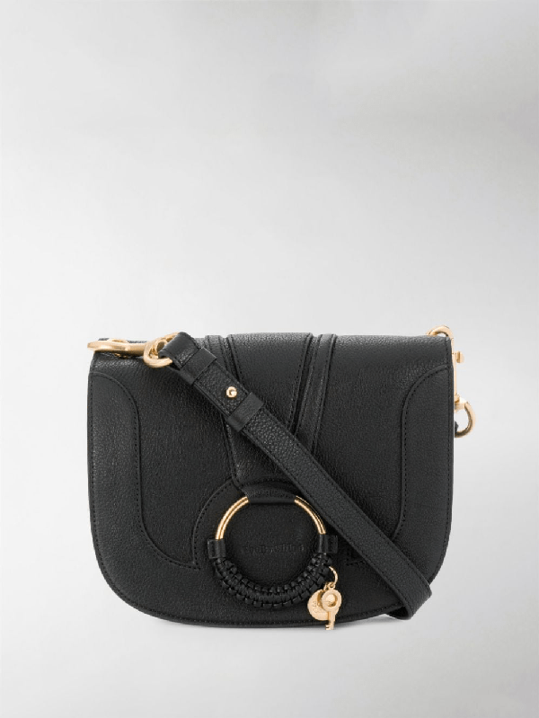 See By Chloé Hana Medium Goatskin Leather Crossbody Bag In Black ModeSens