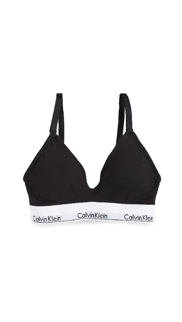 Calvin Klein Underwear Maternity Nursing Bra In Black ModeSens