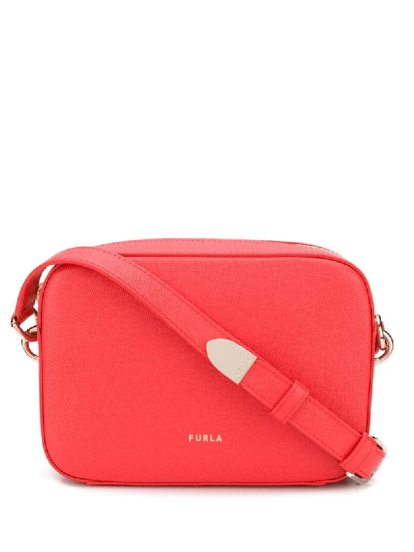 Furla Block Medium Crossbody Bag In Red ModeSens