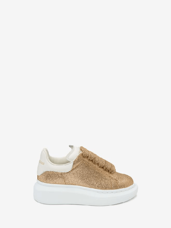 Alexander Mcqueen Kids Oversized Sneaker In Gold ModeSens