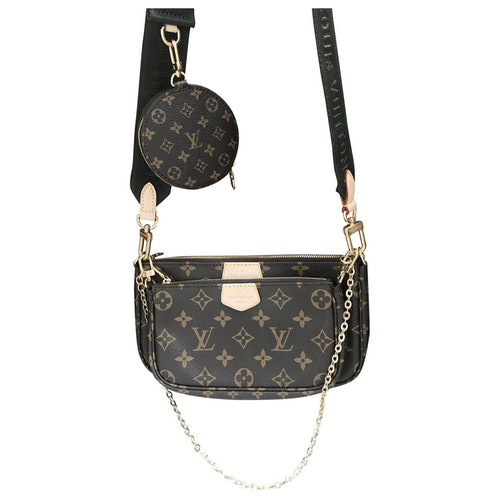 Louis Vuitton Pochette Multi Brown Leather Paul Smith