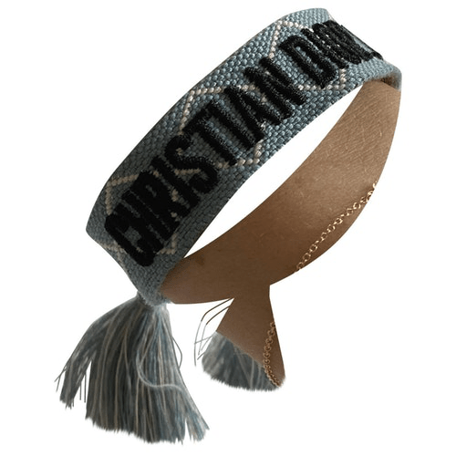 PreOwned Dior Blue Cloth Bracelet ModeSens
