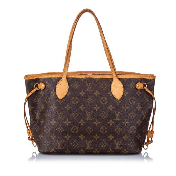 PreOwned Louis Vuitton Monogram Neverfull Pm In Grey ModeSens