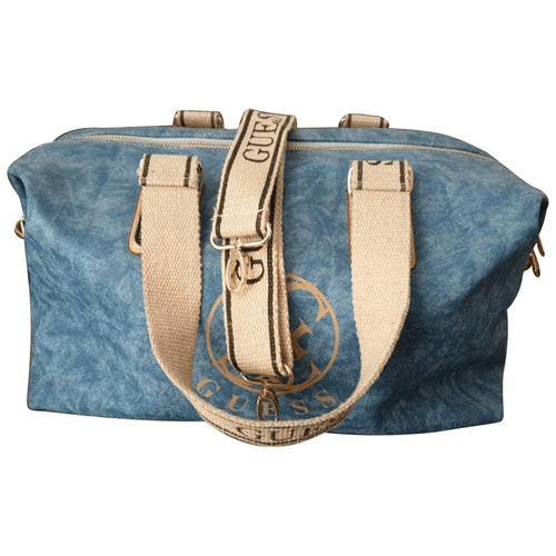 PreOwned Guess Leather Travel Bag ModeSens