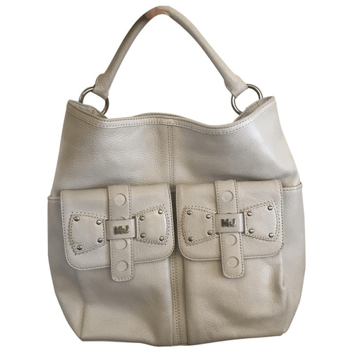 PreOwned Marc Jacobs White Leather Handbag ModeSens