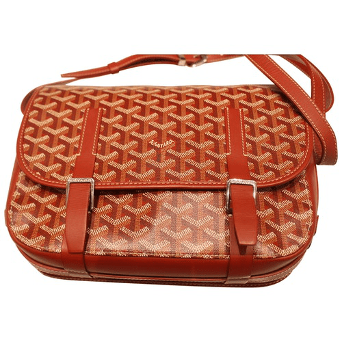 PreOwned Goyard BelvedÈre Red Cloth Bag ModeSens