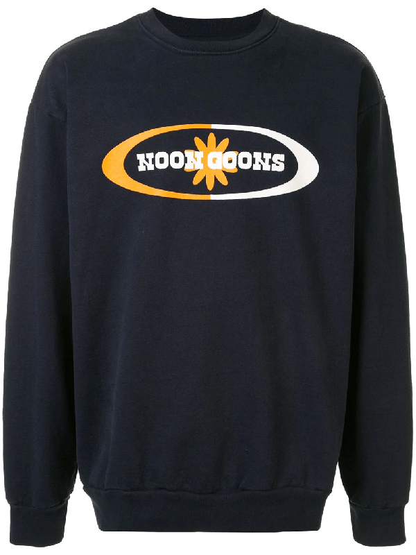 Noon Goons Sweatshirt Mit Logoprint In Blue ModeSens