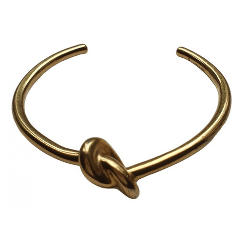 PreOwned Celine Knot Gold Metal Bracelet ModeSens