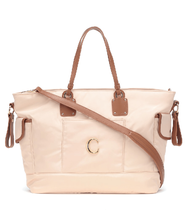 ChloÉ Babies' Logo Changing Bag In Pink ModeSens