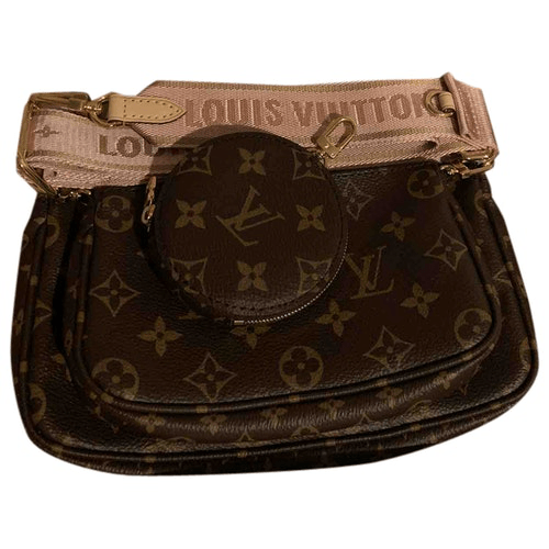 Louis Vuitton Pochette Multi Brown Leather Paul Smith