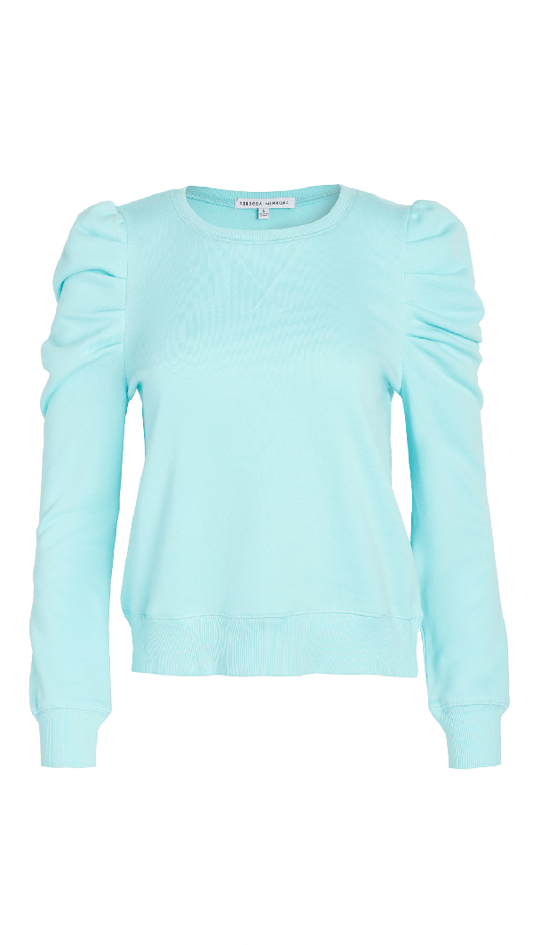 Rebecca Minkoff Janine Sweatshirt In Turquoise ModeSens