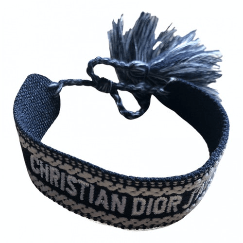 PreOwned Dior Blue Cloth Bracelet ModeSens