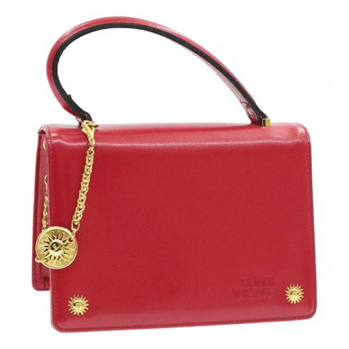 PreOwned Versace Red Leather Handbag ModeSens
