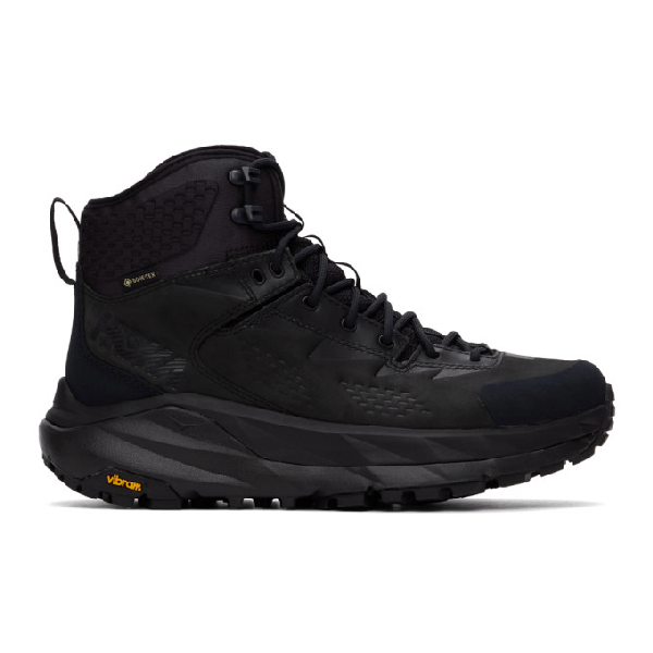 Hoka One One Kaha Goretex And Leather Boots In Black ModeSens