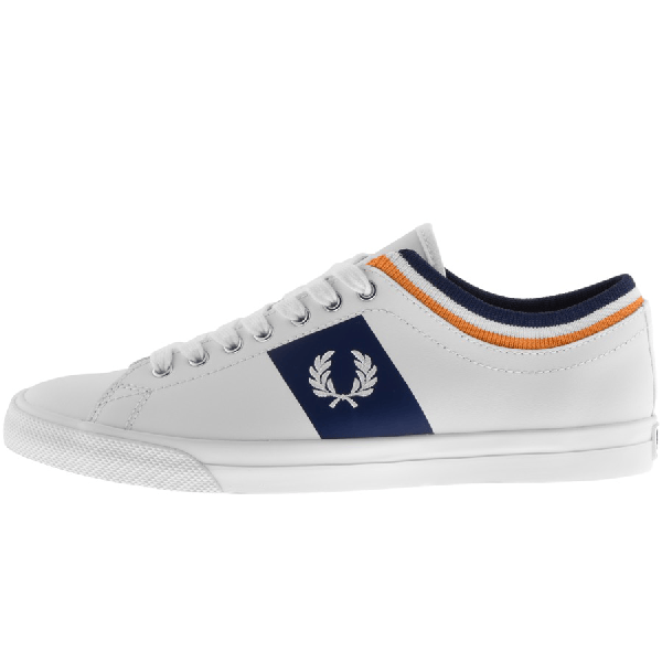 Fred Perry Underspin Tipped Cuff Trainers White ModeSens