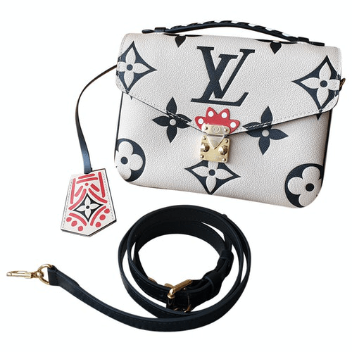 PreOwned Louis Vuitton Metis White Cloth Handbag ModeSens