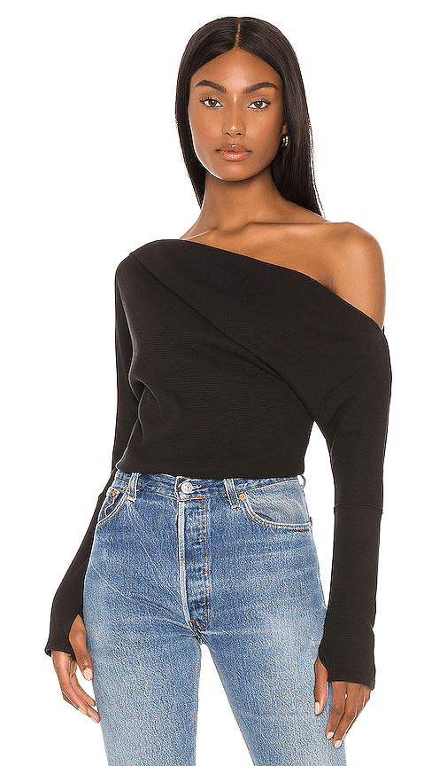 Free People Fuji Thermal Top In Black ModeSens
