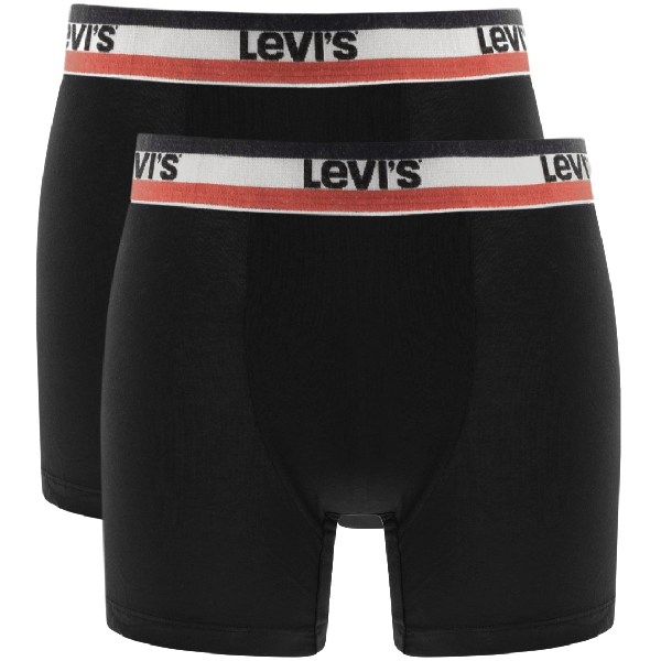 Levi's Underwear 2 Pack Boxer Shorts Black ModeSens