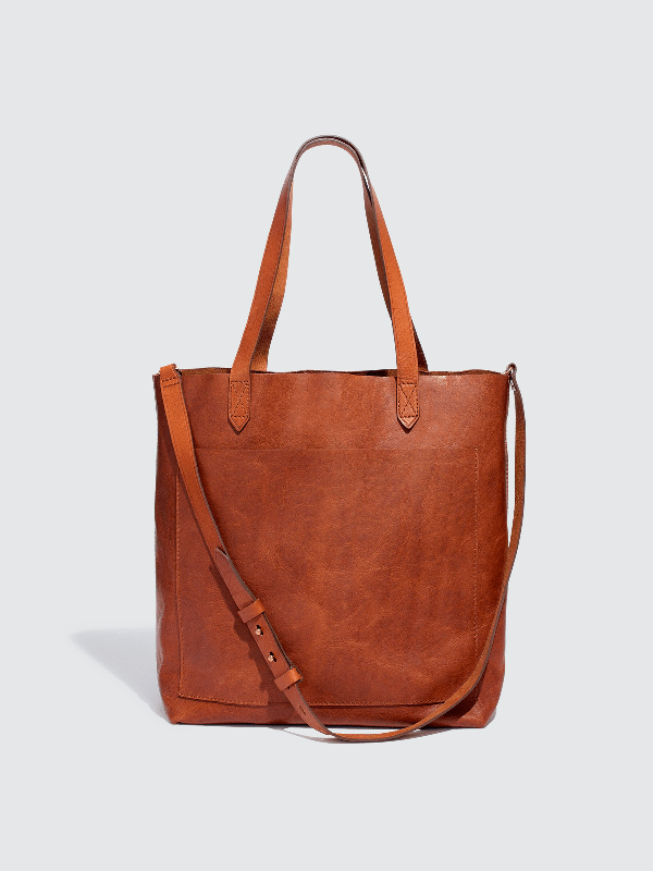 Madewell The Zip Top Medium Transport Tote In Brown ModeSens