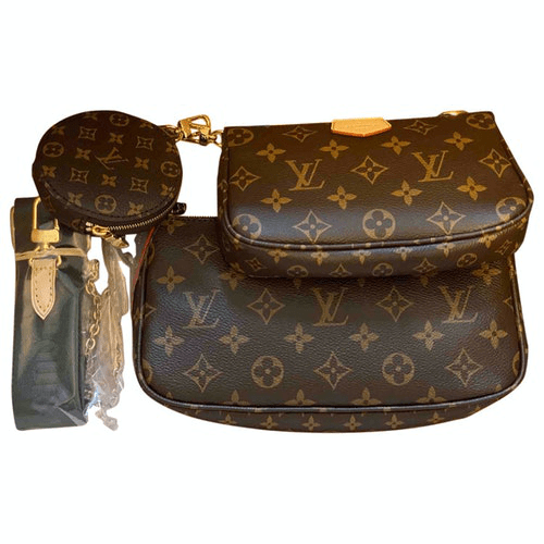 Louis Vuitton Pochette Multi Brown Leather Paul Smith