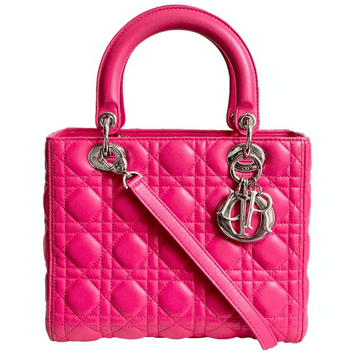 PreOwned Dior Pink Leather Handbag ModeSens