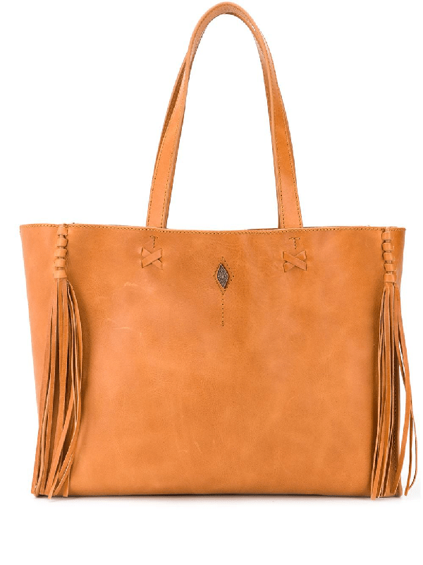 Ba&sh Opentop Tote Bag In Brown ModeSens