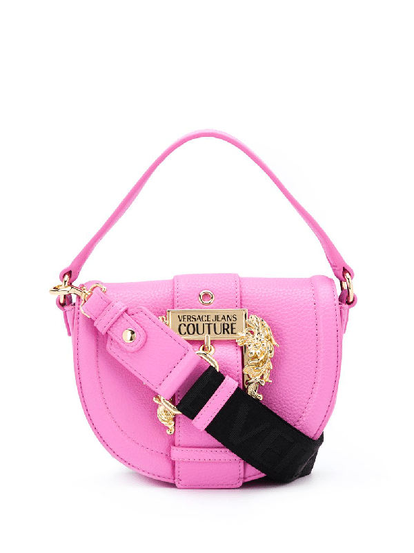 Versace Jeans Couture Baroquestyle Buckle Tote In Pink ModeSens