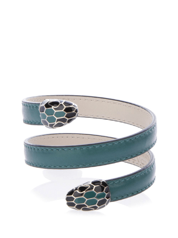 Bulgari Serpenti Forever Bracelet In Green ModeSens