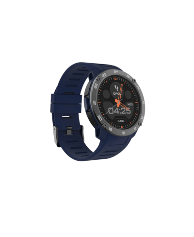Itouch Unisex Explorer 3 Navy Blue Silicone Strap Smartwatch 42.7 Mm