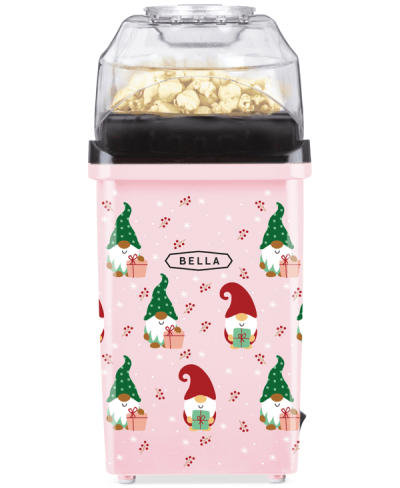 Bella Retro Black 1500-watt Hot-air Popcorn Popper In Green Reindeer