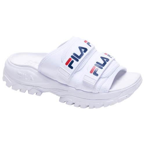 Fila Womens Outdoor Slide In White/navy/red ModeSens
