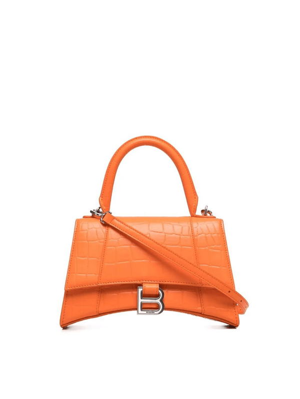 Balenciaga Hourglass Xs Tote Bag In Orange ModeSens