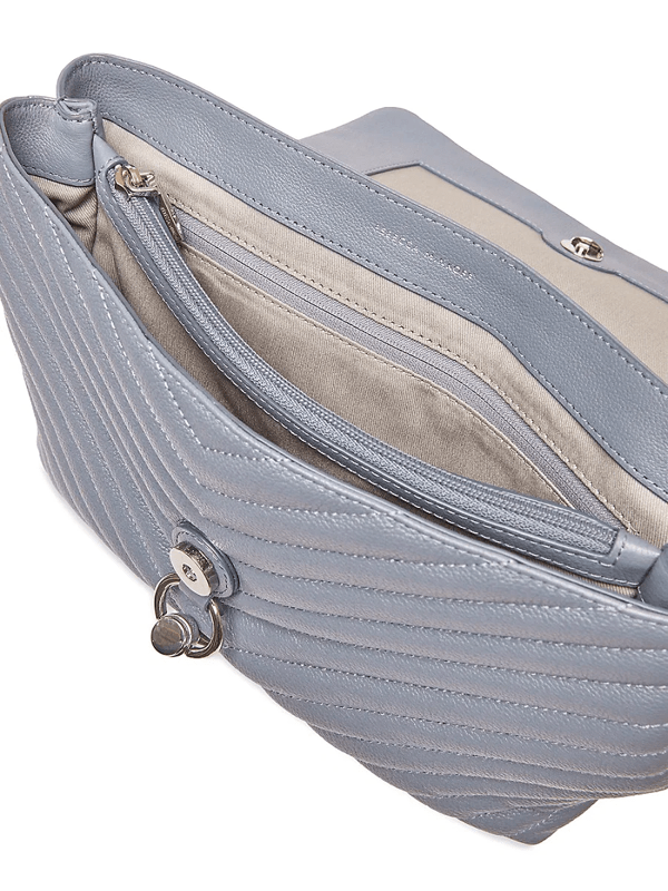 Rebecca Minkoff Edie Chevronquilted Leather Bag In Luna ModeSens