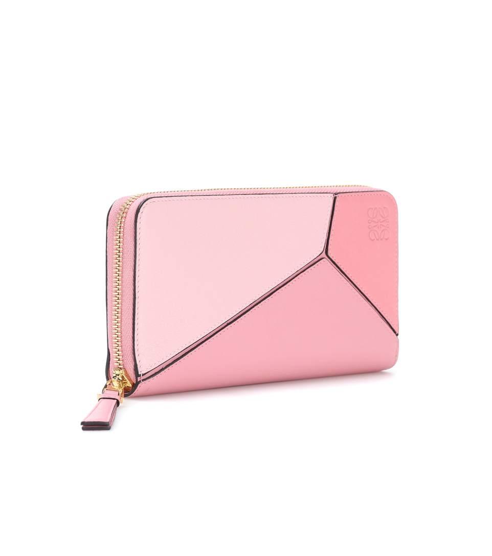 Loewe Leather Puzzle Wallet In 7615 Soft P ModeSens