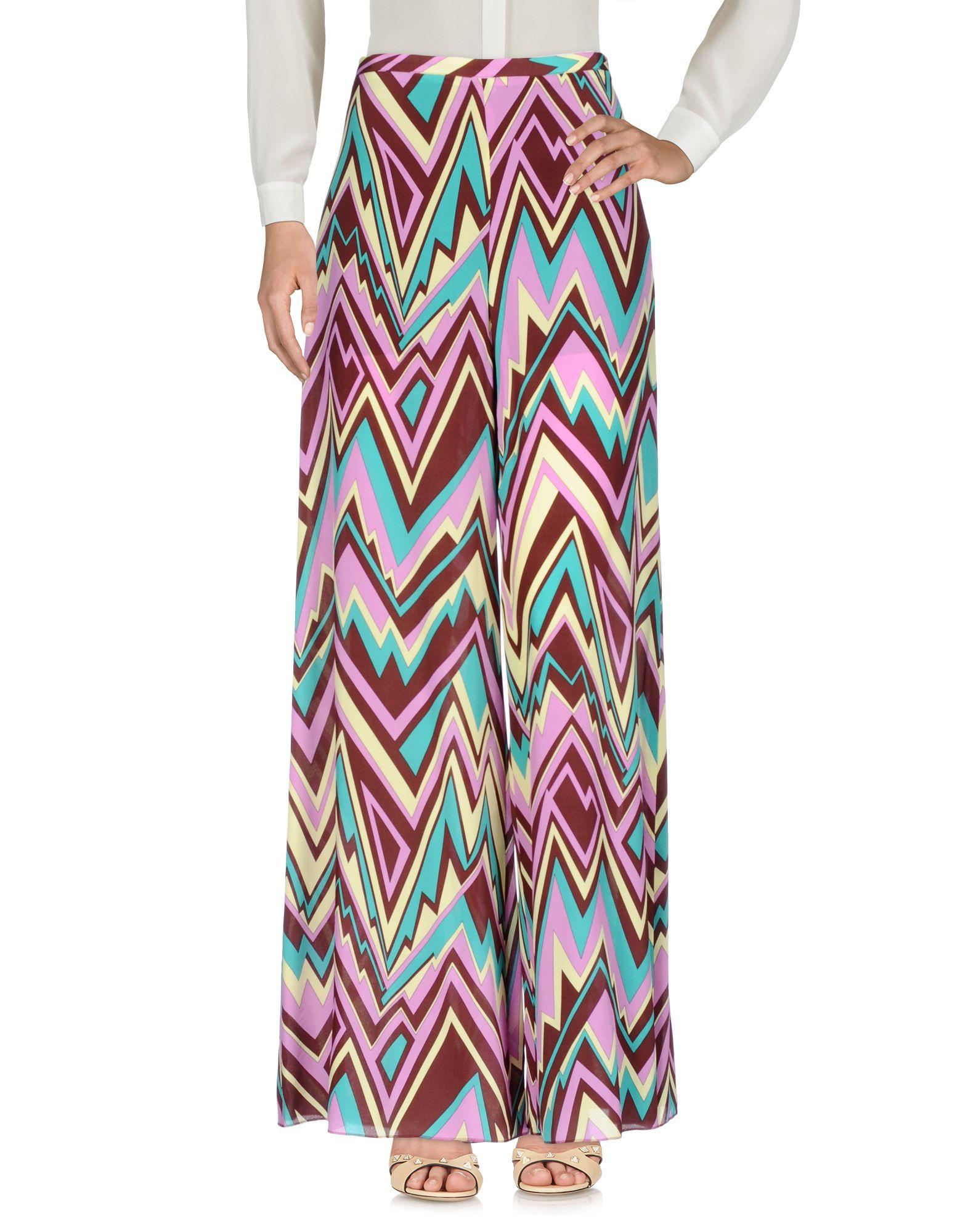 M Missoni Casual Pants In Brown ModeSens