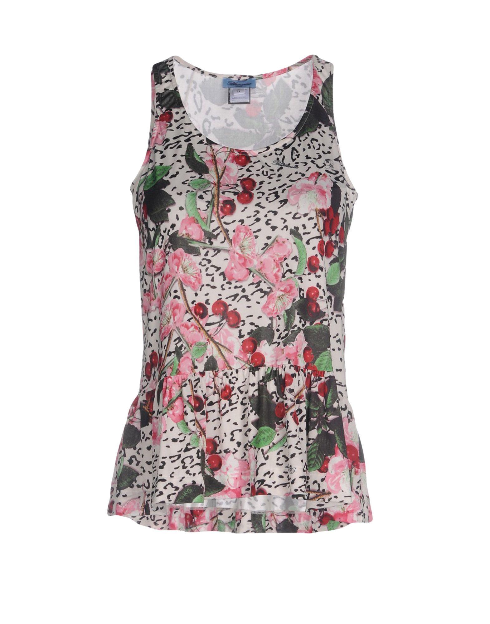 Blumarine Beachwear Top In White ModeSens