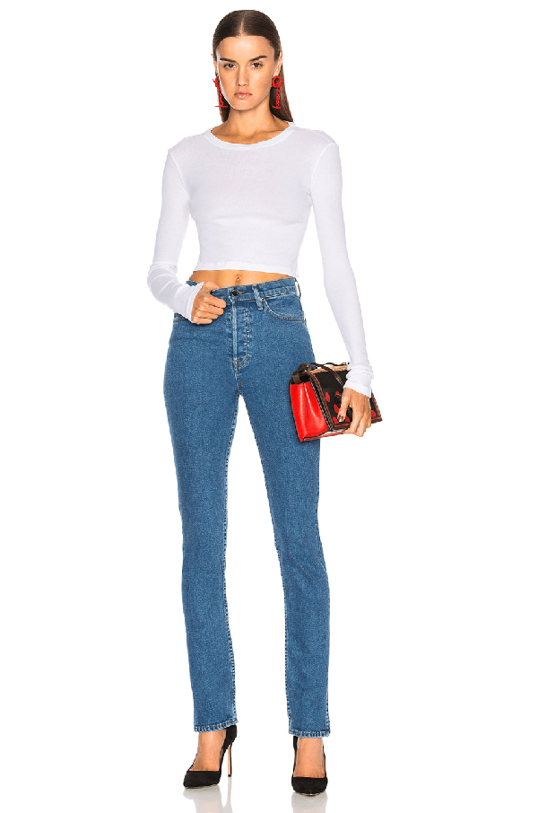 Cotton Citizen High Split Jean In Denim Medium ModeSens