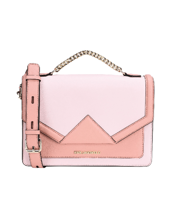 Karl Lagerfeld K/klassik Shoulder Bag Pink ModeSens