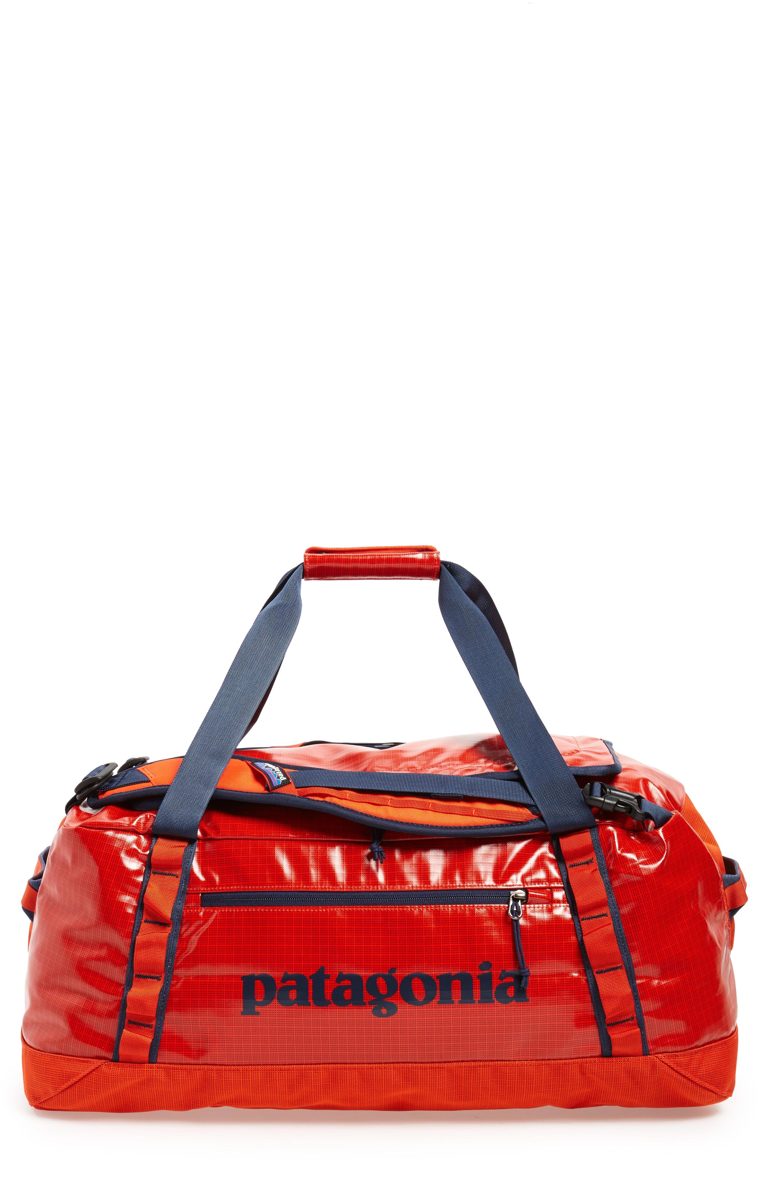 Patagonia Black Hole Water Repellent Duffel Bag Blue In Navy Blue W