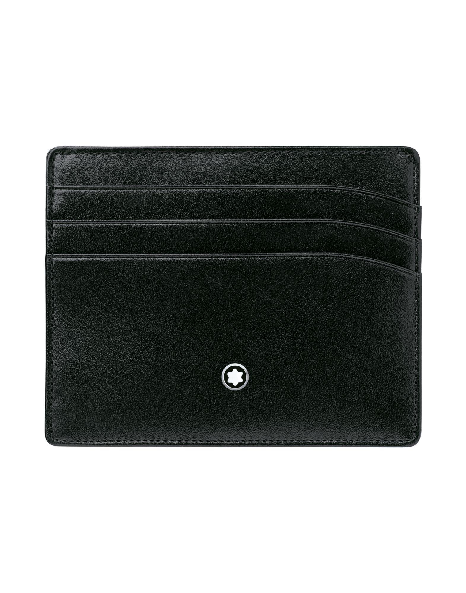 Montblanc Meisterstück Pocket Leather Classic Card Holder In Black